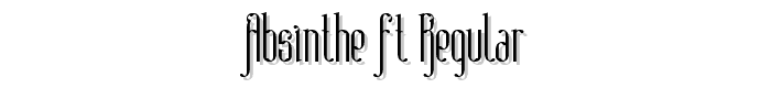Absinthe FT Regular font